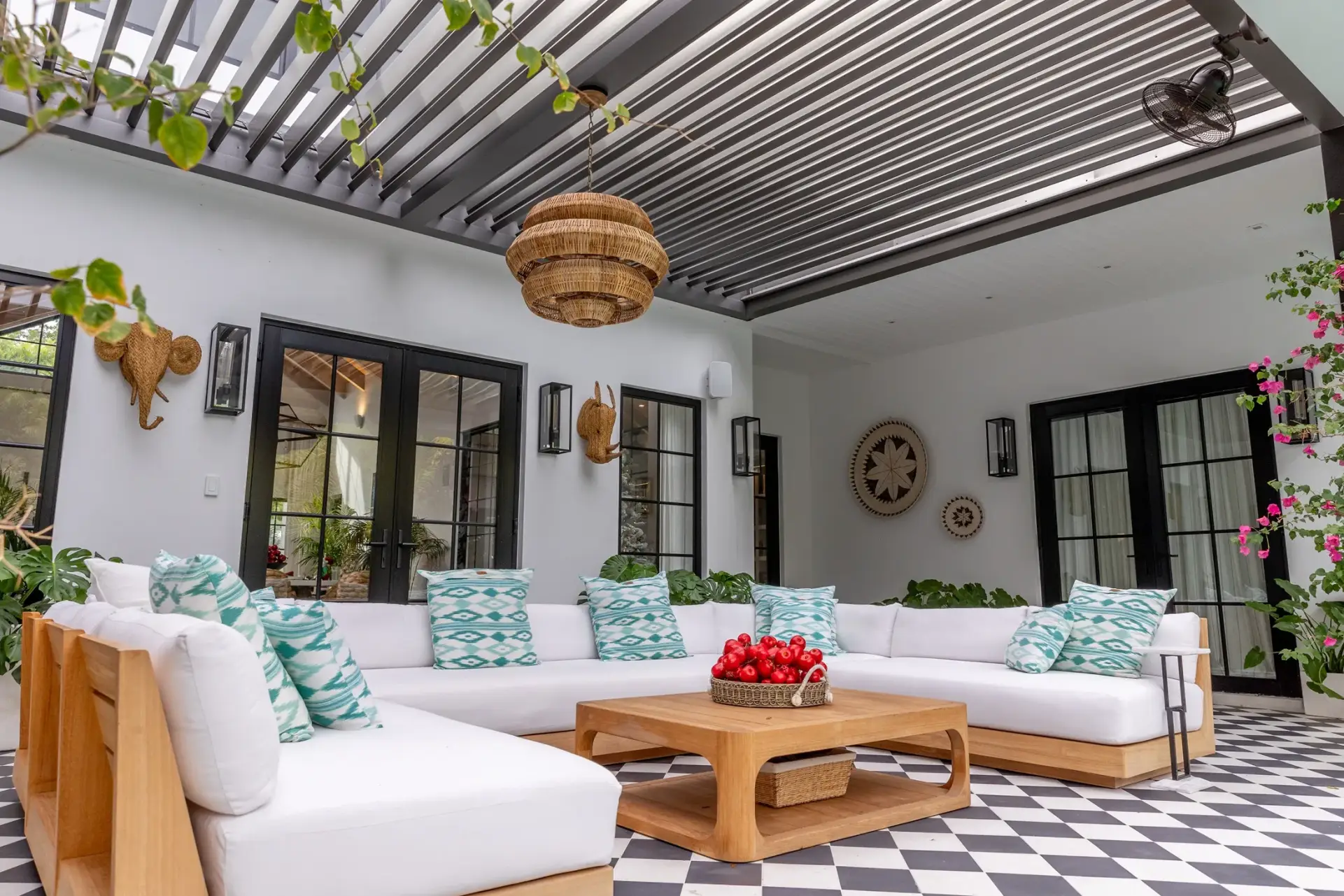 Louvered Pergola 3 R-BLADE™ Motorized Louvered Pergola Installation in Collin and Denton Counties-1