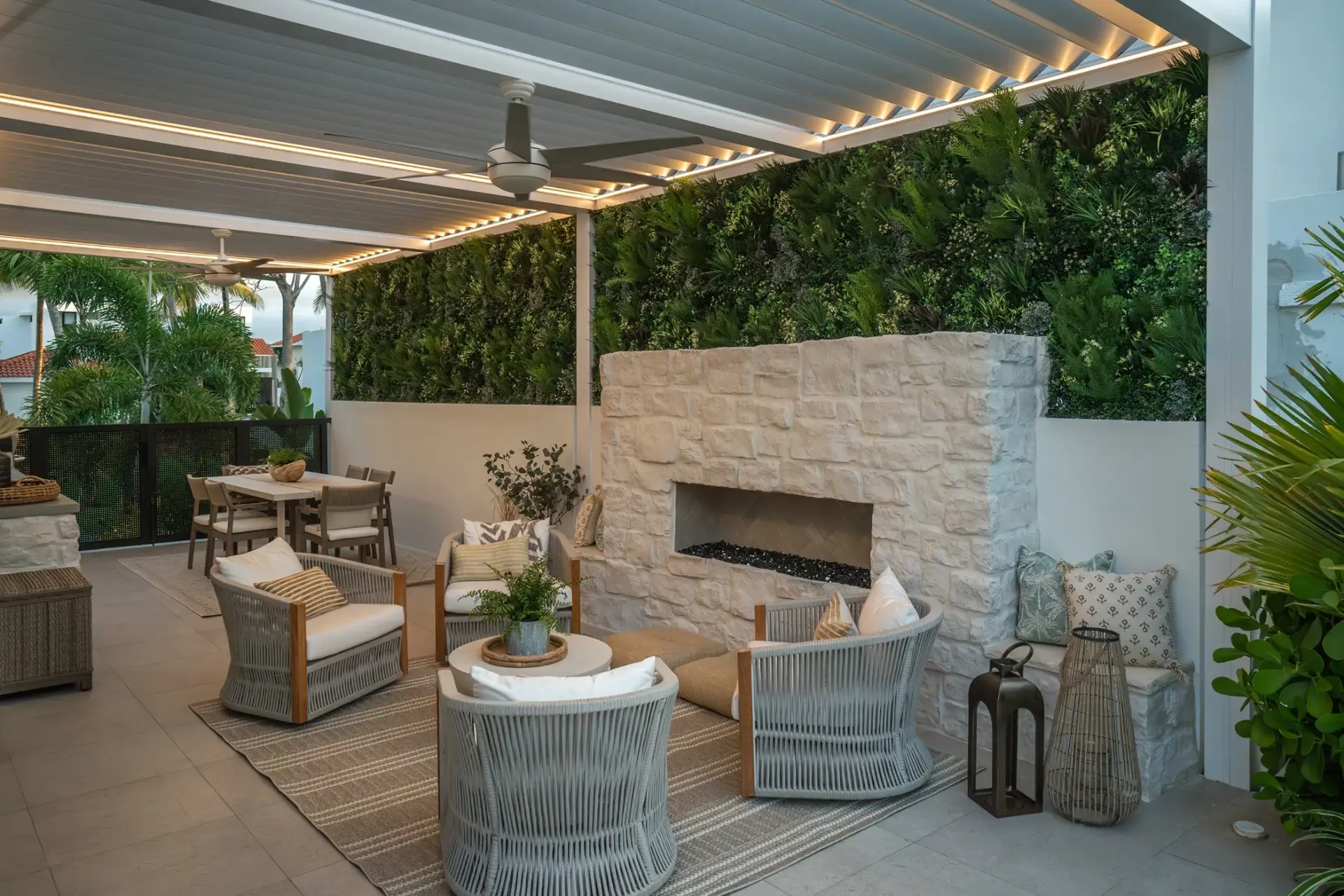 Louvered Pergola 2 R-BLADE™ Motorized Louvered Pergola Installation in Collin and Denton Counties