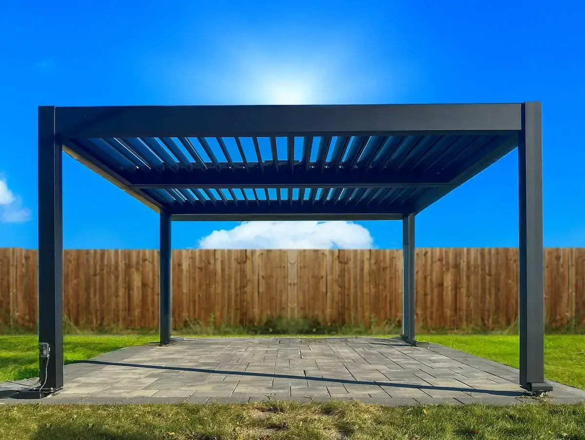 louvered pergolas