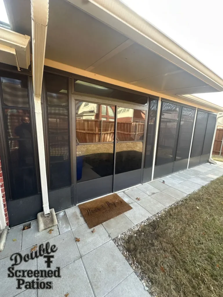 vinyl porch enclosure carolton tx 1