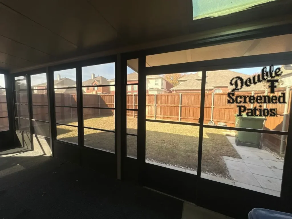 vinyl porch enclosure carolton tx 3