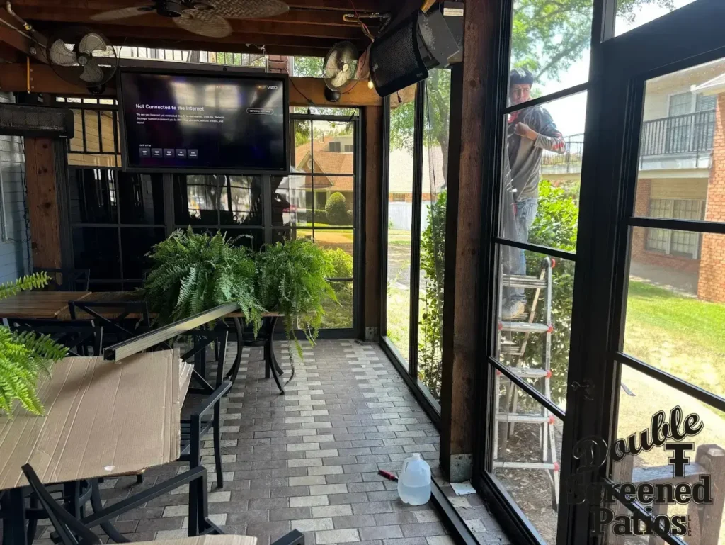 vinyl porch enclosure commercial application 6