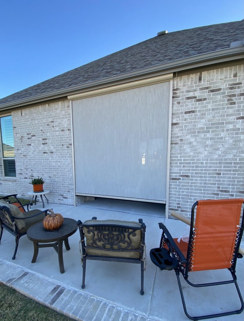 motorized porch screens aubrey tx 1