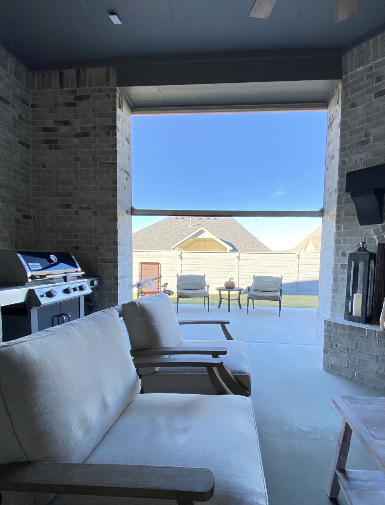 motorized porch screens aubrey tx 3