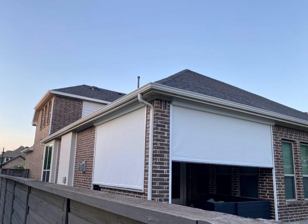 motorized screened porch aubrey tx