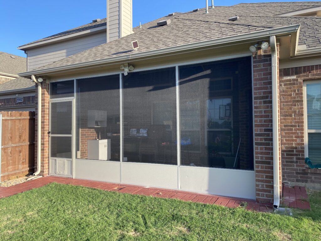 screened patio contractor plano tx 10
