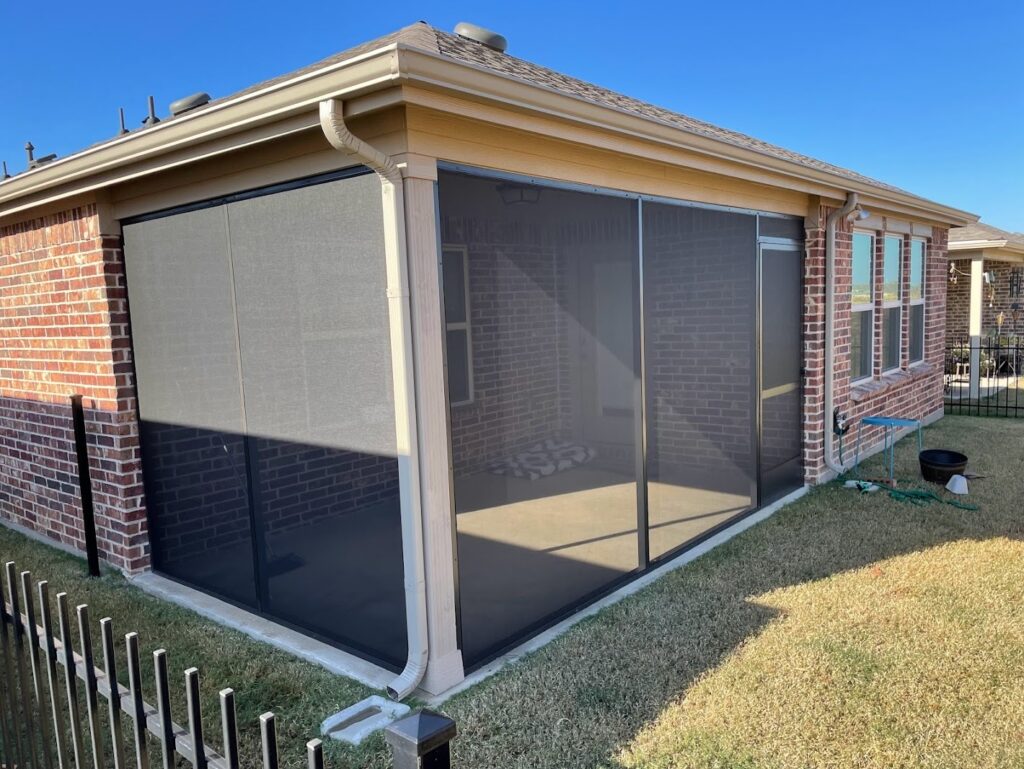 screened porch enclosures aubrey tx 1