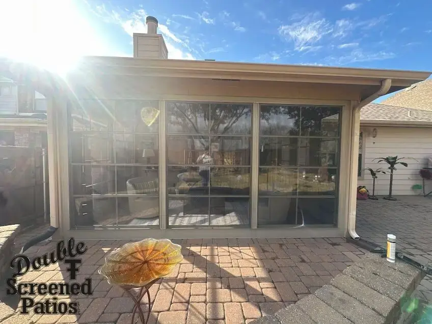 series 200 vinyl porch enclosure carrollton texas 1