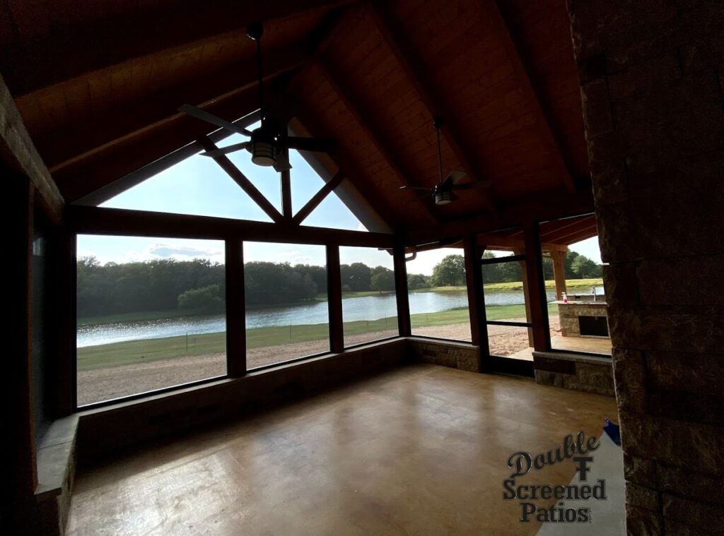 double t screened patio contractor boham tx 2