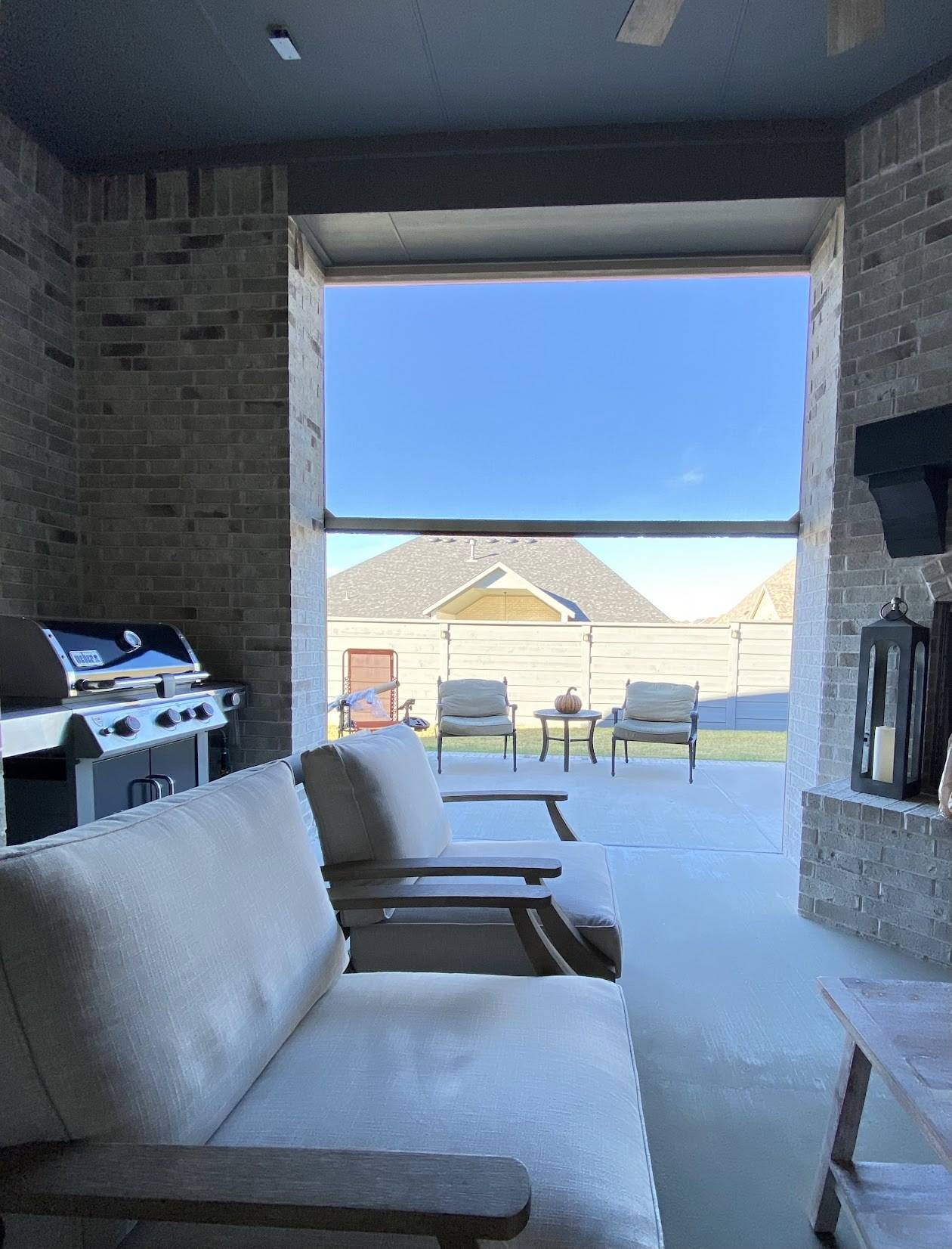 motorized porch screens aubrey tx 3
