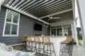 Louvered Pergola 45 R-BREEZE™ Slatted Roof Pergola Installation in Collin and Denton Counties-3