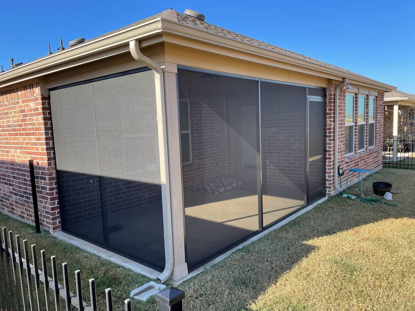 screened porch enclosures aubrey tx 1
