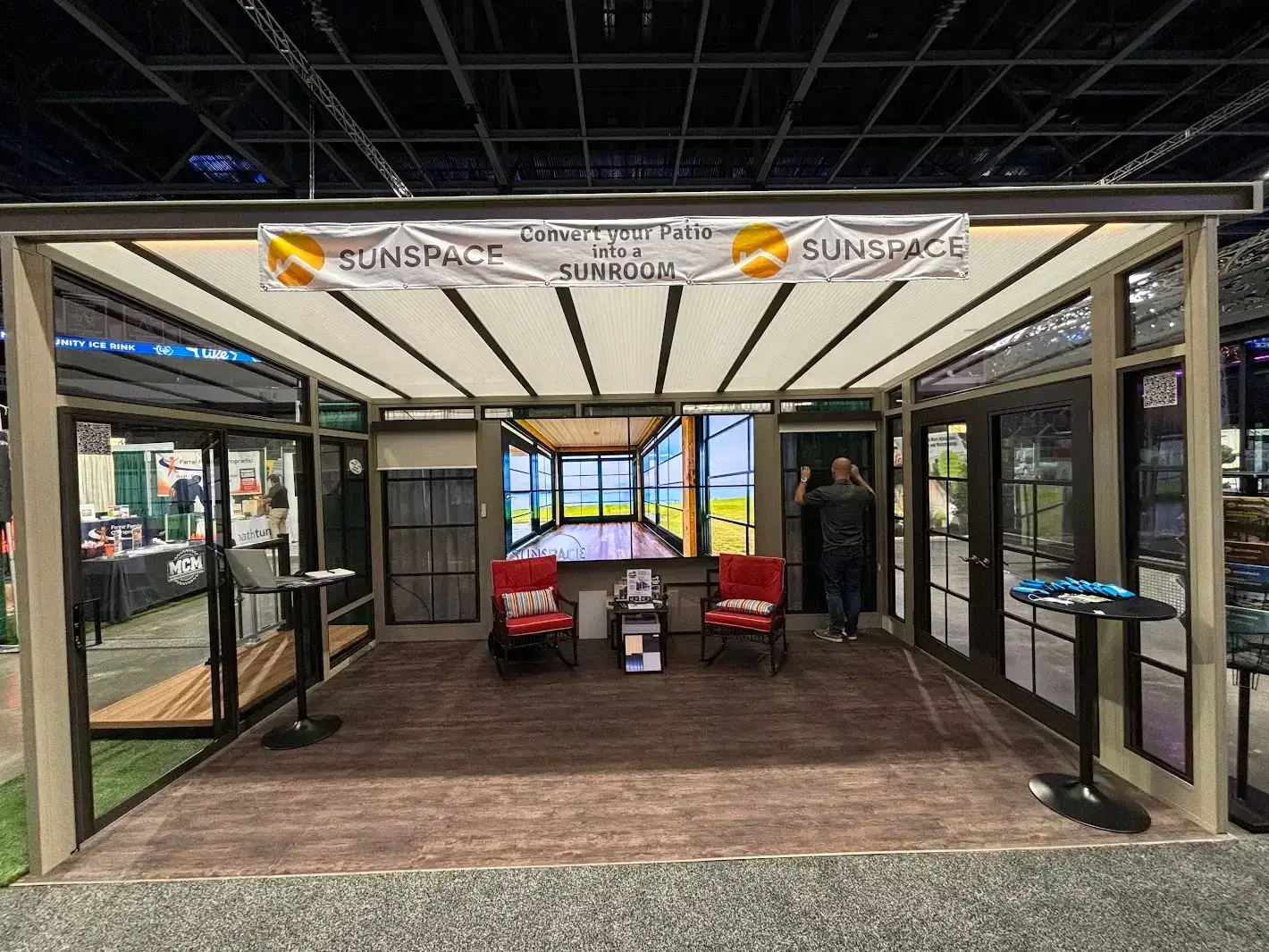 sunspace louvered pergola