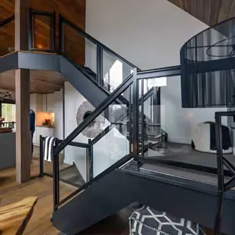 sunspace interior glass railings