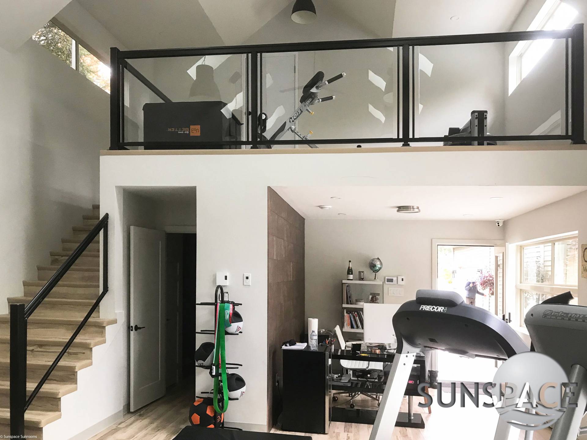 sunspace interior glass railings 0001